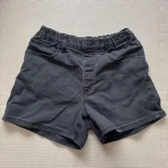UNIQLO KIDS 黒 ハーフパンツ 130サイズ