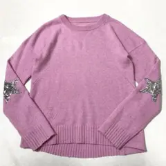 ZADIG&VOLTAIRE 星柄スパンコール カシミヤ100 ニット