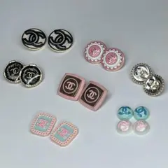 シャネル ピンバッチ セット CHANELボタン set 04