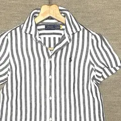 新品未使用♡POLO Ralph Lauren パフスリーブ半袖リネンロゴシャツ