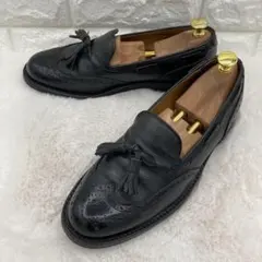 ❤美品❤REGAL リーガル タッセルローファー 679 シボ革 ブラック 25