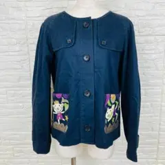 【極希少】アルベロベロ 豪華ぶたさんパッチワーク ジャケット ノーカラー Mのサムネイル