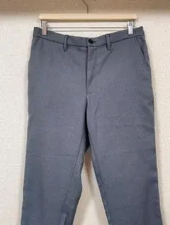 GU　ウールライクイージーアンクルパンツ　グレー 　Lサイズ