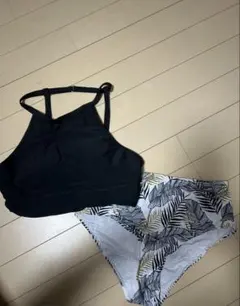 ブラックハイネックビキニセット S