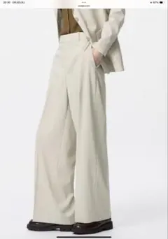 感動ワイドパンツ　　size XS カラーBEIGE