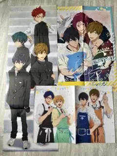 Free! ハイスピード 岩鳶中学水泳部 ポスター 6種セット プレミアムCD