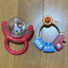 赤ちゃん　HABA 木のおもちゃ　ガラガラ　ベビーラトルのサムネイル
