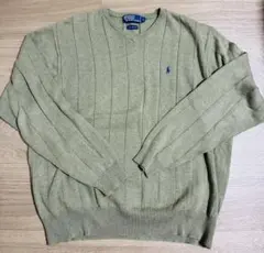 POLO RALPH LAUREN ポロラルフローレン　セーター　カーキ