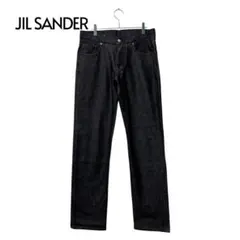 13SS JIL SANDER 本人期 リジッド デニム 黒 30 イタリア製のサムネイル