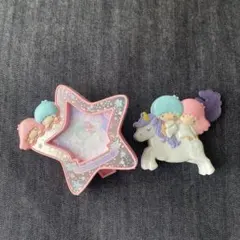 ハッピーセット キキ＆ララのお星さま　ネームクリップ、ユニコーンコームセット