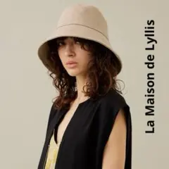 La Maison de Lyllis リネンポットハット　ベージュのサムネイル