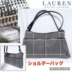 ローレンラルフローレン 千鳥格子 ミニショルダーバッグ チェック 