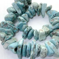 bk701/SALE！天然石◇練りターコイズ　1連