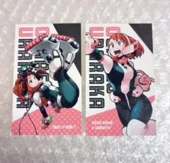 ヒロアカ展 名刺カード 麗日お茶子 2点セット