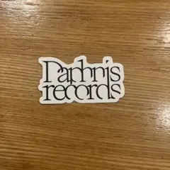 【indigo la End】Daphni's records ステッカーのサムネイル