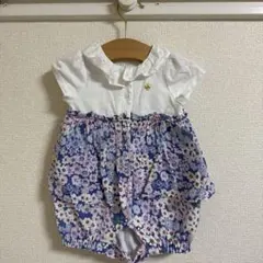 美品　ケイトスペード　70 ロンパース　花柄　半袖