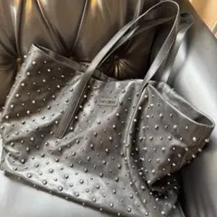 COACH トートバッグ スタッズ 星柄 メタリックグレー - メルカリ