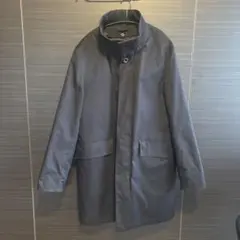 美品/Mマッキントッシュ　ステンカラーコート　トロッター　ブラック　　38