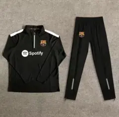 FCバルセロナ ジャージ上下セット ブラック