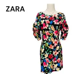 タグ付き【ZARA BASIC】ザラベーシック　花柄　ワンピース　ボタニカルのサムネイル