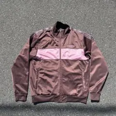 90s umbro 短丈トラックジャケット　ピンク　ブラウン　在原みゆ紀　y2k