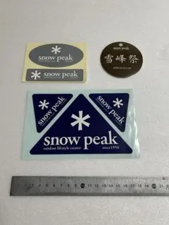 snowpeak storeステッカー&クリアファイル　非売品