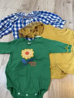 バースデイ　ロンパース 3点セット