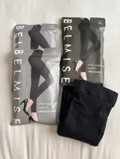 ベルミスBELMISE スリムレギンスcolor+ LLサイズ4枚セット