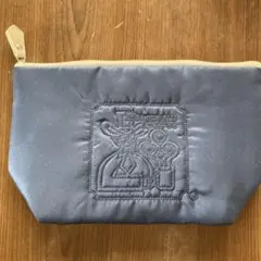コメダ福袋、ネイビー ポーチ マチ付き