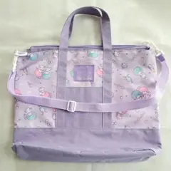 Little Twin Stars 2WAY ショルダーバッグ　レッスンバッグ