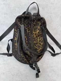 Desigual ミニバックパックレオパード柄 メッシュ 2wayのサムネイル