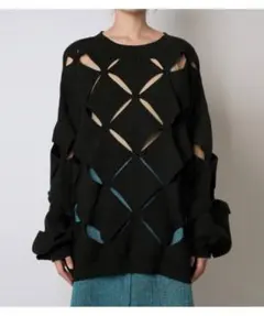 IRENE Diamond Slit Knitニット　クルーネックのサムネイル