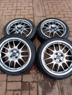 値下げ 日産 OP ステージア BBS 17インチ 7J 鍛造 オーテック 1