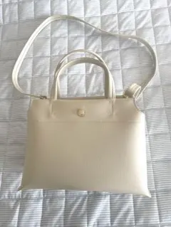 SHOO・LA・RUE 2WAY 上品ベージュ　ショルダーバッグ