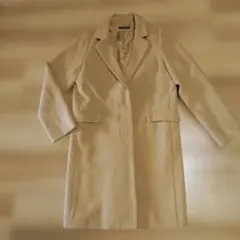 INGNI ベージュ シングルブレスト ロングコート