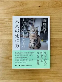 【美品・帯付】大人の生き方 大人の死に方 海原純子 定価880円