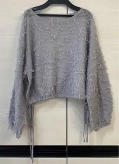 マジェスティックレゴン　長袖　ニット　Mサイズ（おおきめ）　薄手