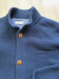 Folk Cotton Ribbed Cardigan Size 3のサムネイル