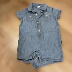 baby GAP デニムロンパース 6-12ヶ月