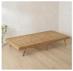 GOKUMIN すのこベッド ベッド 折りたたみバンブーベッド 竹 天然竹のサムネイル