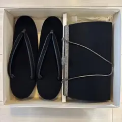 冠婚葬祭 草履 バッグ セット 黒 ブラック フォーマル 喪服 ☆新品未使用