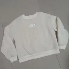 GAP ボアトレーナー スウェット　アイボリー　160