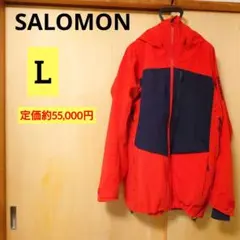サロモンSALOMONスキースノーボードウェアLサイズ赤レッドのサムネイル