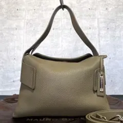 未使用級】MAURO GOVERNA レザー ダスティブルー 2WAYバッグ - メルカリ