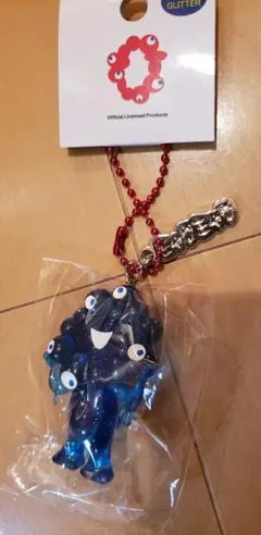 ラスト１点　グリッター　ミャクミャク 立体PVCキーホルダー　キーホルダー