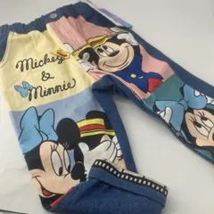 男の子　女の子　長　ズボン　パンツ　ボトムス　ディズニー　ミッキー　100