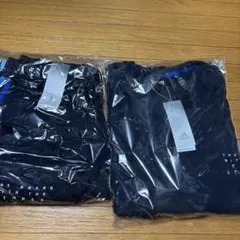 新品　adidas ネイビー ストライプ セットアップ　L