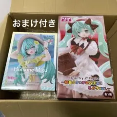 初音ミク フィギュア チロルチョコ 水着 ルミナスタ 2点 まとめ売り