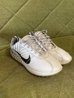 ナイキ NIKE コルテッツ G NRG ゴルフ シューズ 23.5 白 黒