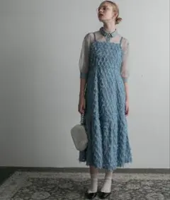 お呼ばれドレス　結婚式　オケーションドレス　2wayドレス